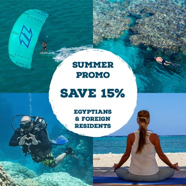 Save 15% on accommodation and diving in Marsa Shagra this August!